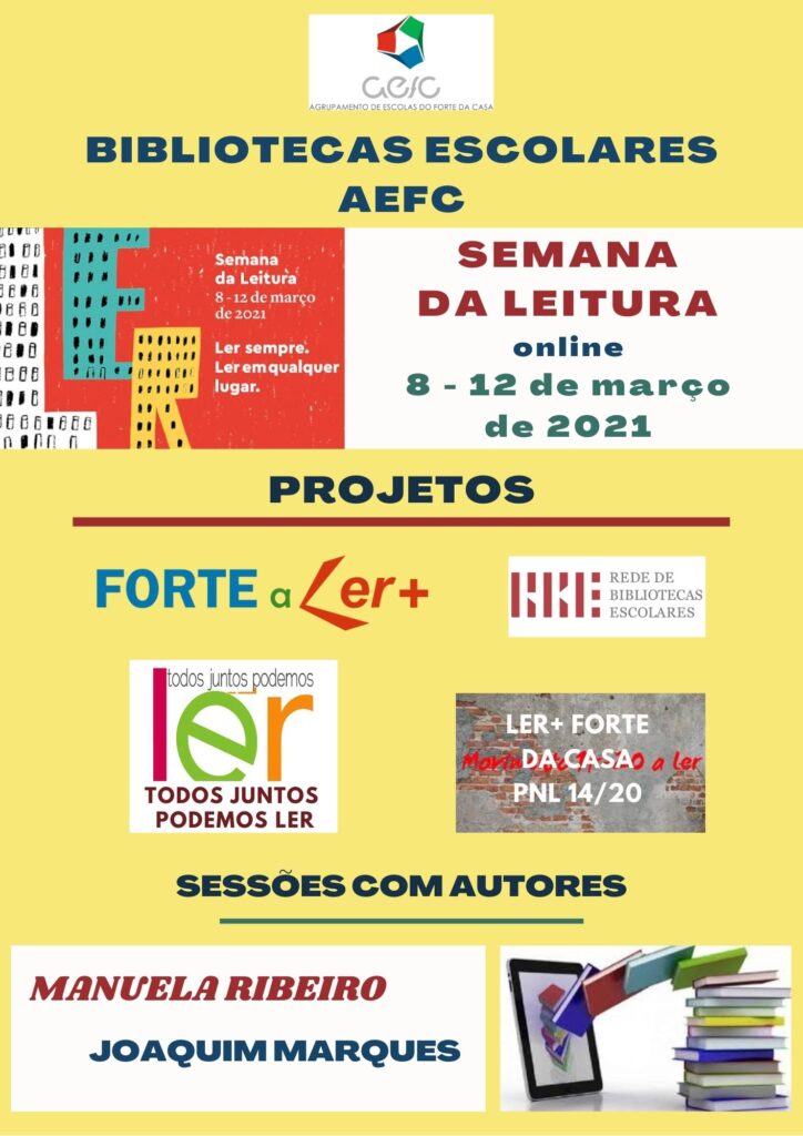 Semana da Leitura 2021 - Bibliotecas Escolares